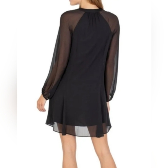 NWT Joie Caviar Limited Edition Balloon Sleeve Dress - Picture 2 of 9